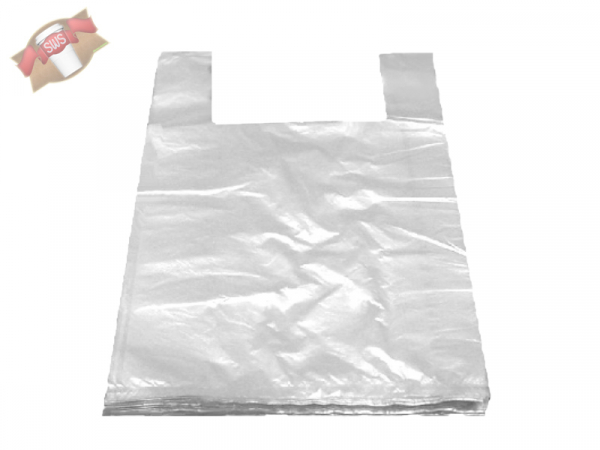 Hemdchentragetaschen 30+20x60 cm weiß (50 Stk.)
